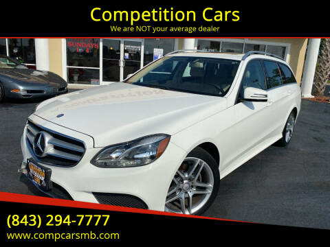 2014 Mercedes-Benz E-Class for sale at Competition Cars in Myrtle Beach SC
