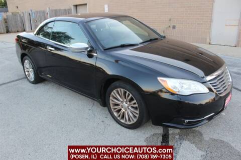 2012 Chrysler 200 for sale at Your Choice Autos in Posen IL