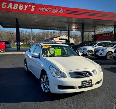 2009 Infiniti G37 Sedan for sale at GABBY'S AUTO SALES in Valparaiso IN