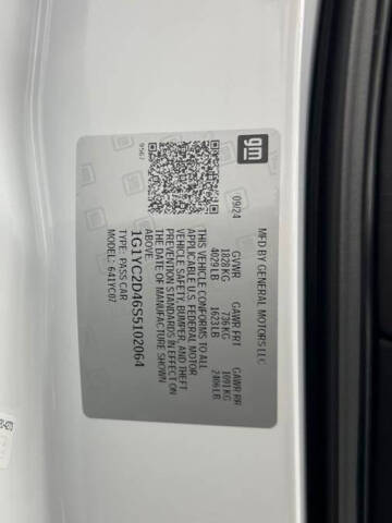 2025 Chevrolet Corvette Stingray