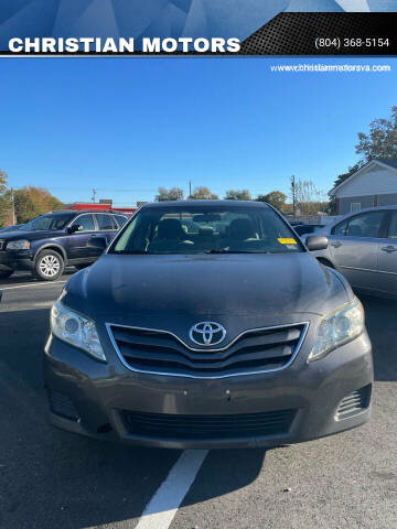 2011 Toyota Camry for sale at CHRISTIAN MOTORS in Hopewell VA