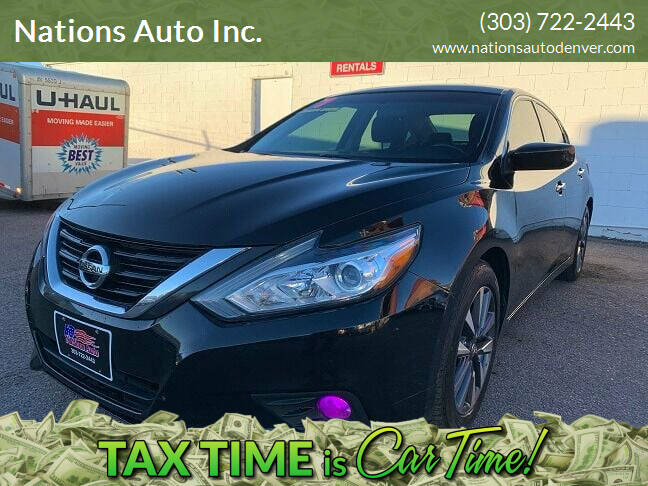 2017 Nissan Altima for sale at Nations Auto Inc. in Denver CO