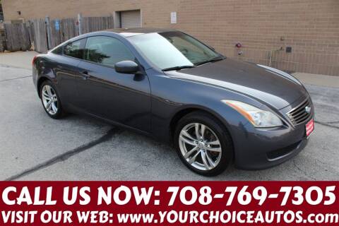 2009 Infiniti G37 Coupe for sale at Your Choice Autos in Posen IL