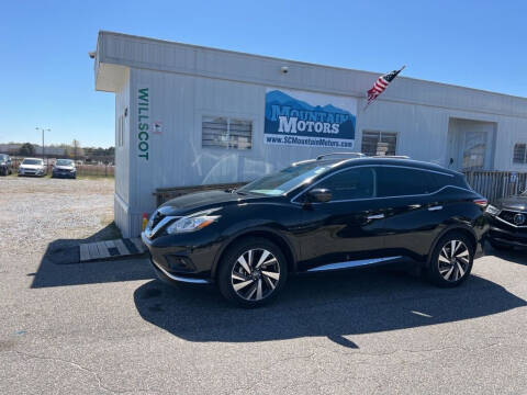 2016 Nissan Murano for sale at Mountain Motors LLC in Spartanburg SC