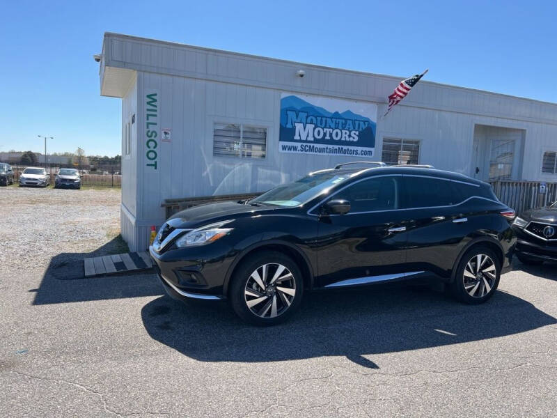 2016 Nissan Murano for sale at Mountain Motors LLC in Spartanburg SC