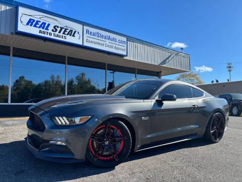 2015 Ford Mustang for sale at Real Steal Auto Sales & Repair Inc in Gastonia NC