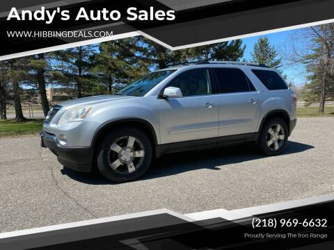 2010 GMC Acadia for sale at Andy's Auto Sales in Hibbing MN
