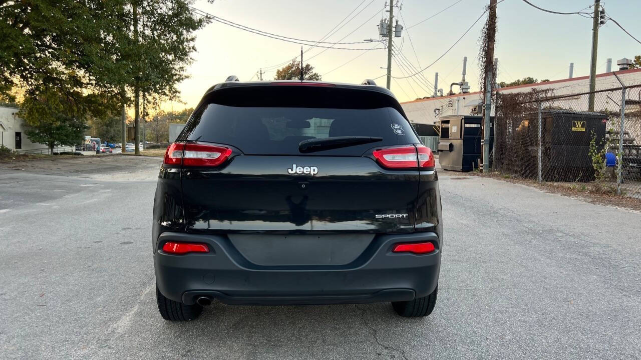 2016 Jeep Cherokee for sale at East Auto Sales LLC in Raleigh, NC