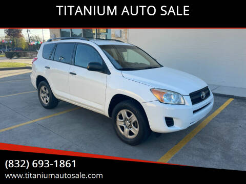 2012 Toyota RAV4 for sale at TITANIUM AUTO SALE in Houston TX