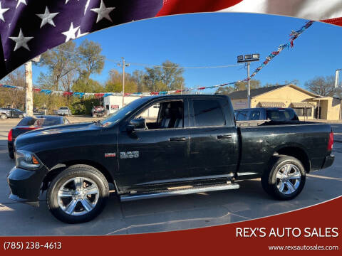 2013 RAM 1500 for sale at Rex's Auto Sales in Junction City KS