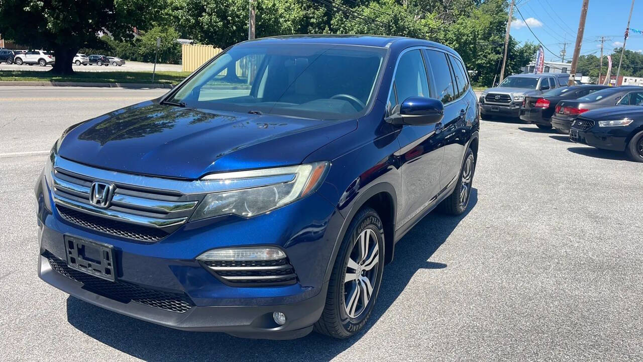 Blue 2017 Honda Pilot EX AWD EX 4dr SUV 2