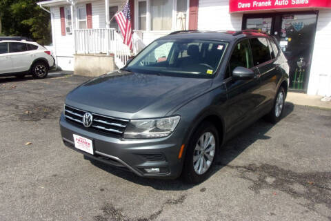 2018 Volkswagen Tiguan for sale at Dave Franek Automotive in Wantage NJ