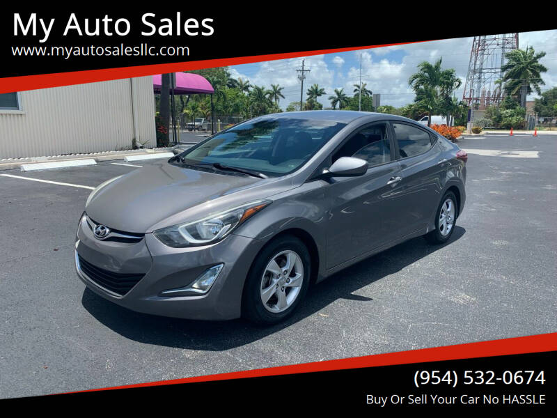 2014 Hyundai Elantra for sale at My Auto Sales in Margate FL