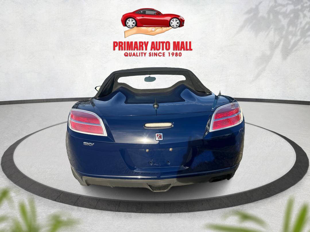 2009 Saturn SKY for sale at Primary Auto Mall in Fort Myers, FL