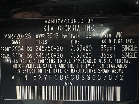 2025 Kia Telluride S