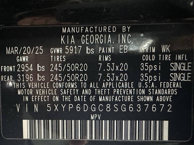 2025 Kia Telluride S