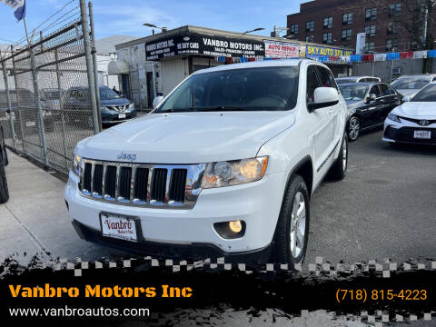 2013 Jeep Grand Cherokee for sale at Vanbro Motors Inc in Staten Island NY