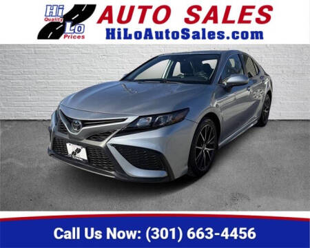 2021 Toyota Camry for sale at Hi-Lo Auto Sales in Frederick MD
