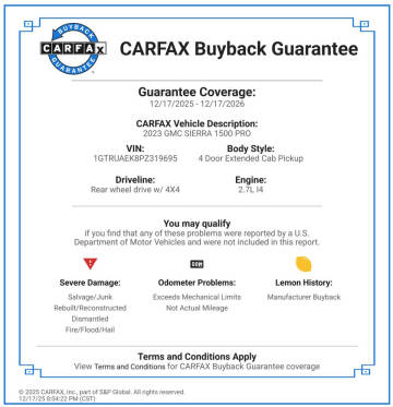 2023 GMC Sierra 1500 Pro