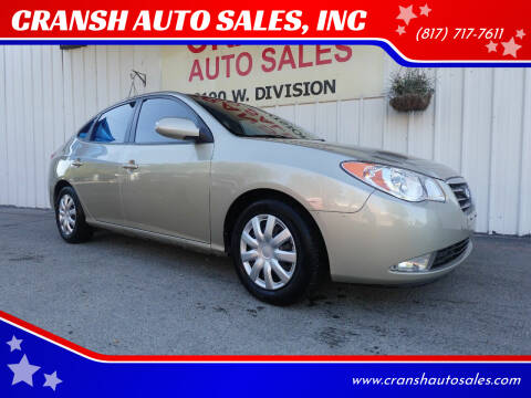 2009 Hyundai Elantra for sale at CRANSH AUTO SALES, INC in Arlington TX