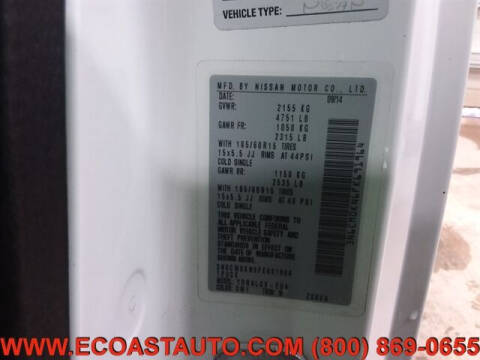 2015 Nissan NV200 SV