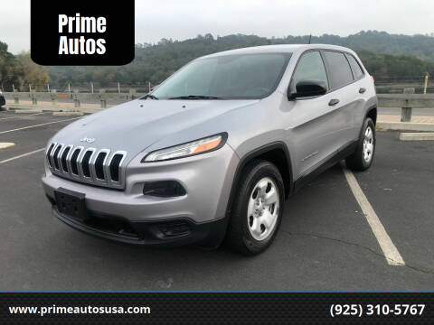 2014 Jeep Cherokee for sale at Prime Autos in Lafayette CA