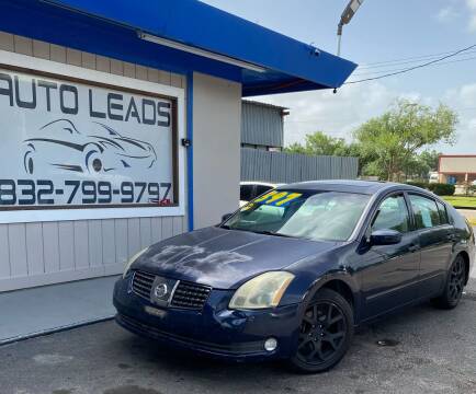 2004 Nissan Maxima for sale at AUTO LEADS in Pasadena TX