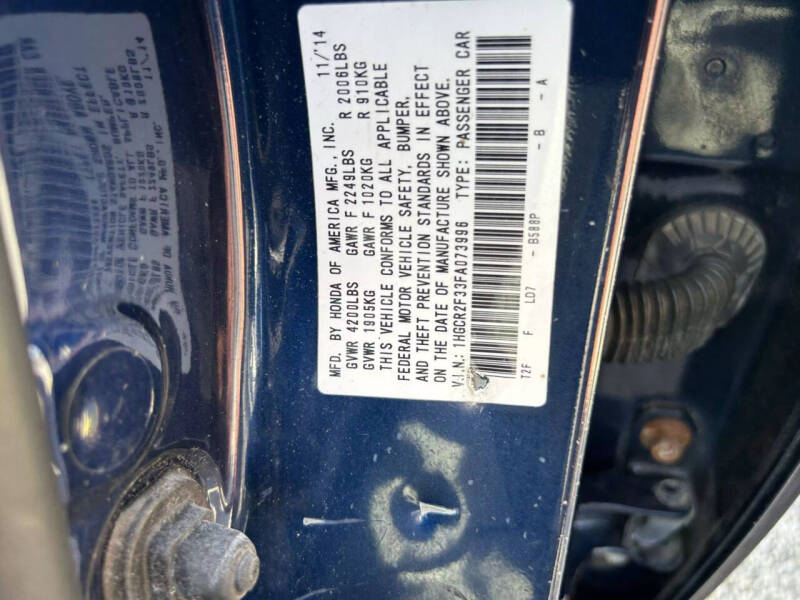 2015 Honda Accord LX