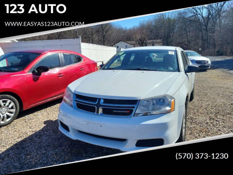 2014 Dodge Avenger for sale at 123 AUTO in Kulpmont PA