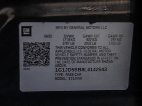 2020 Chevrolet Sonic LT