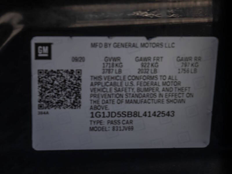 2020 Chevrolet Sonic LT