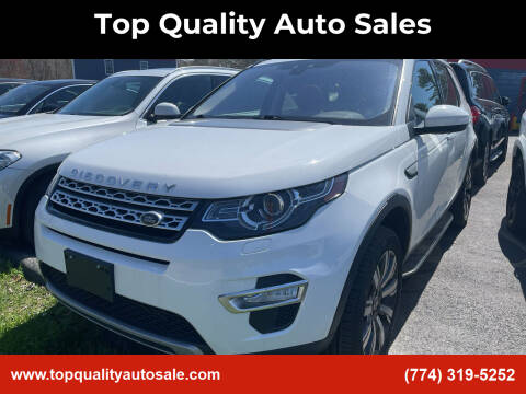 2017 Land Rover Discovery Sport for sale at Top Quality Auto Sales in Westport MA