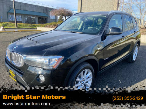 2015 BMW X3 for sale at Bright Star Motors in Tacoma WA