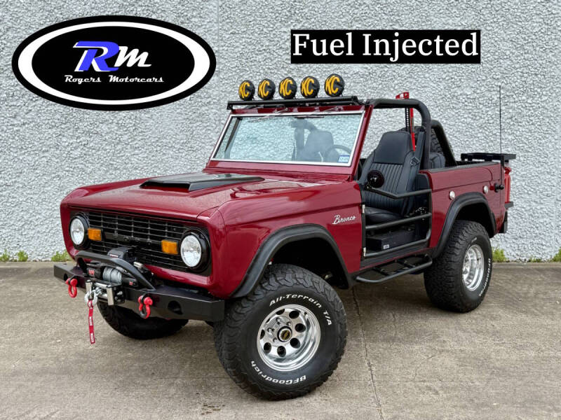 1972 Ford Bronco for sale at ROGERS MOTORCARS in Houston TX