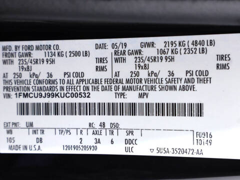 2019 Ford Escape Titanium