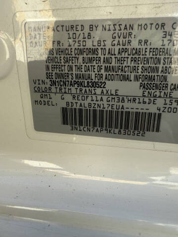 2019 Nissan Versa SV