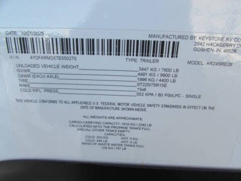 2026 ARCADIA SELECT 24R