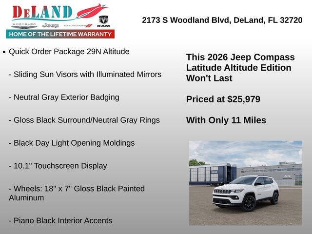 2026 Jeep Compass Latitude