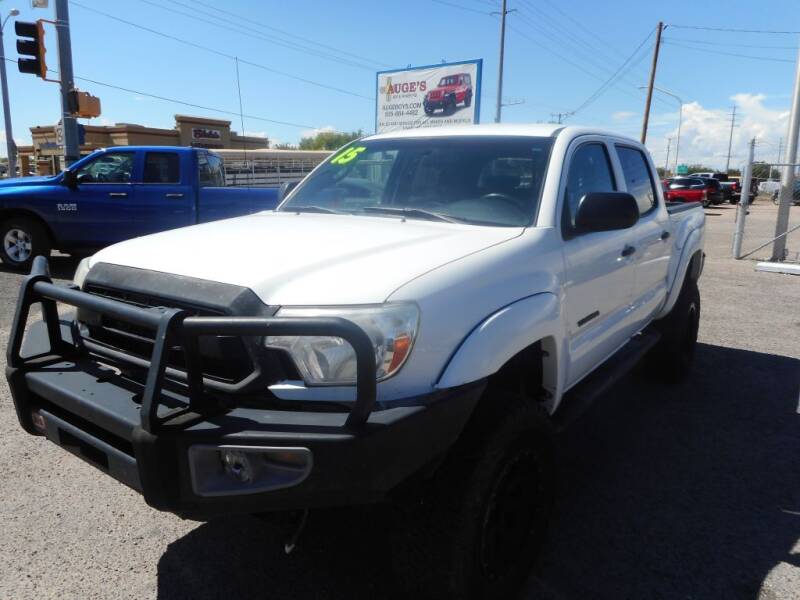 2015 Toyota Tacoma for sale at AUGE'S SALES AND SERVICE in Belen NM