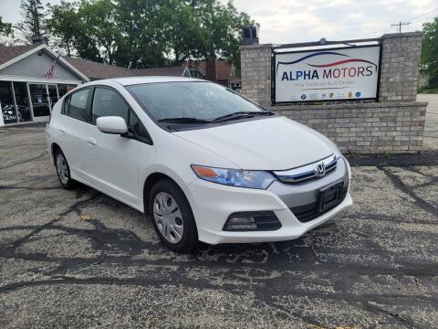 2013 Honda Insight for sale at Alpha Motors in New Berlin WI