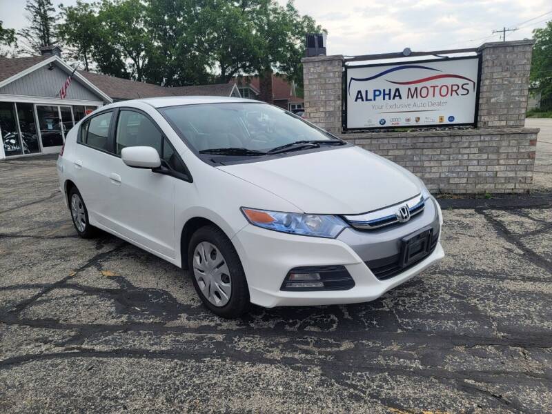 2013 Honda Insight for sale at Alpha Motors in New Berlin WI