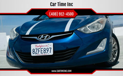 2016 Hyundai Elantra for sale at Car Time Inc in San Jose CA