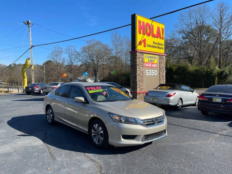 2014 Honda Accord for sale at NO FULL COVERAGE AUTO SALES LLC in Austell GA