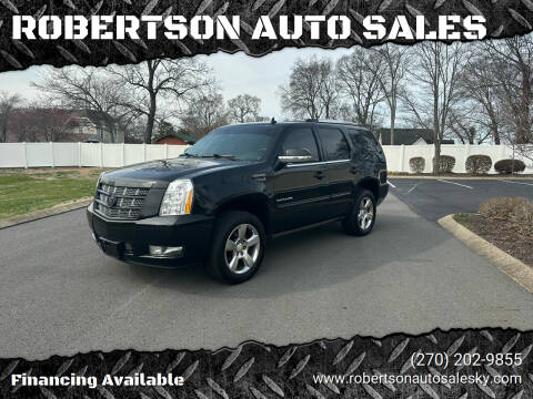2012 Cadillac Escalade for sale at ROBERTSON AUTO SALES in Bowling Green KY