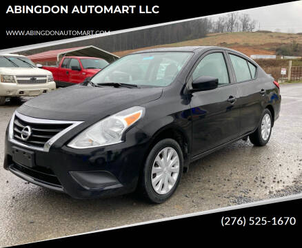 2018 Nissan Versa for sale at ABINGDON AUTOMART LLC in Abingdon VA