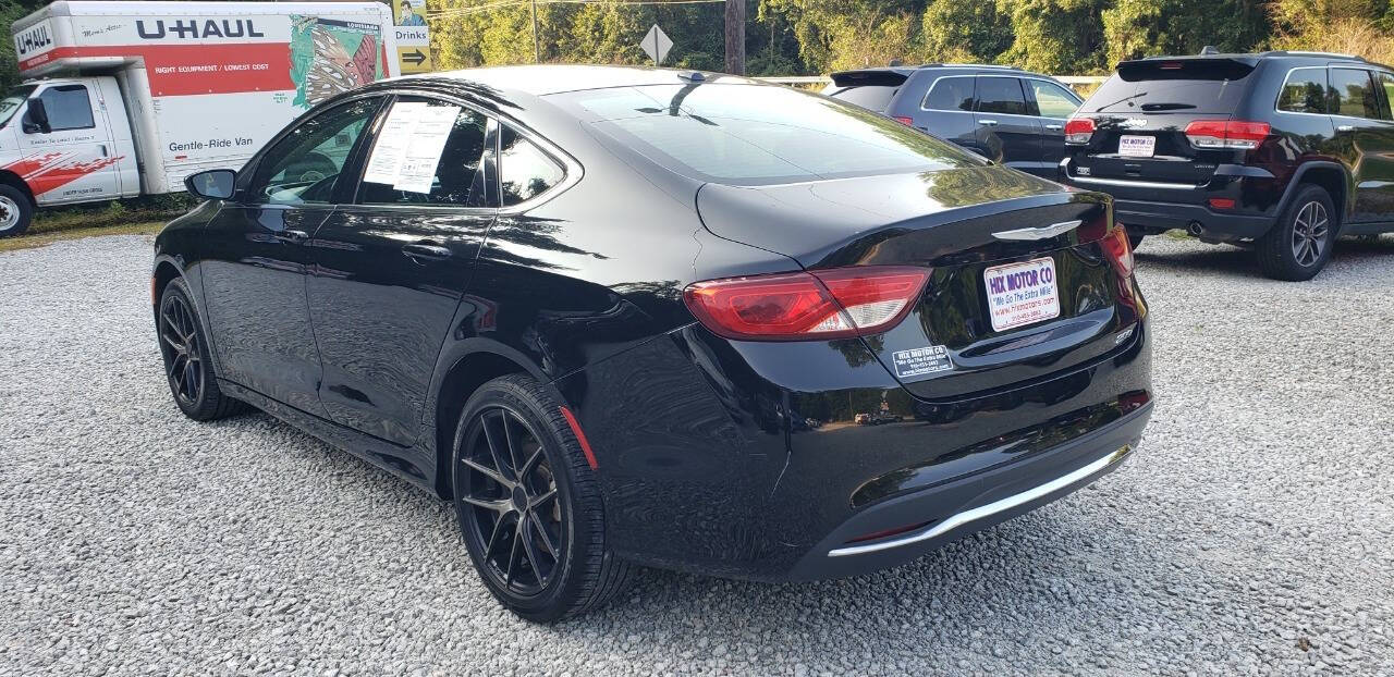 2016 Chrysler 200 for sale at Hix Motor Co in Jacksonville, NC