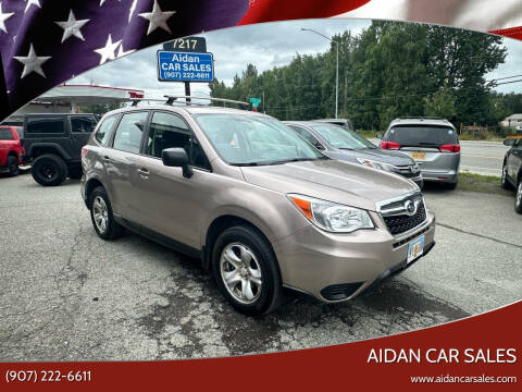 2014 Subaru Forester for sale at AIDAN CAR SALES in Anchorage AK