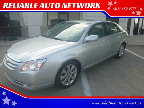 2007 Toyota Avalon for sale at RELIABLE AUTO NETWORK in Arlington TX