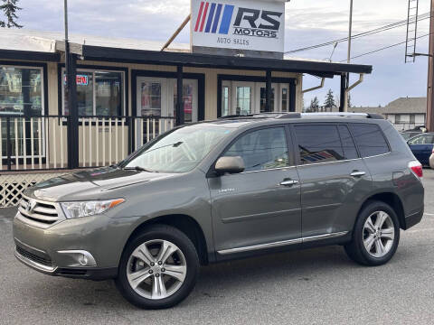 2012 Toyota Highlander for sale at RS Motors in Lynnwood WA