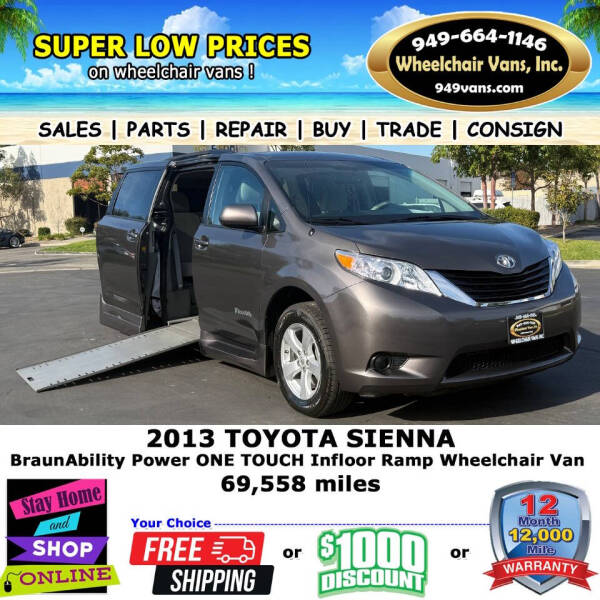 2013 Toyota Sienna LE Mobility 7-Passenger